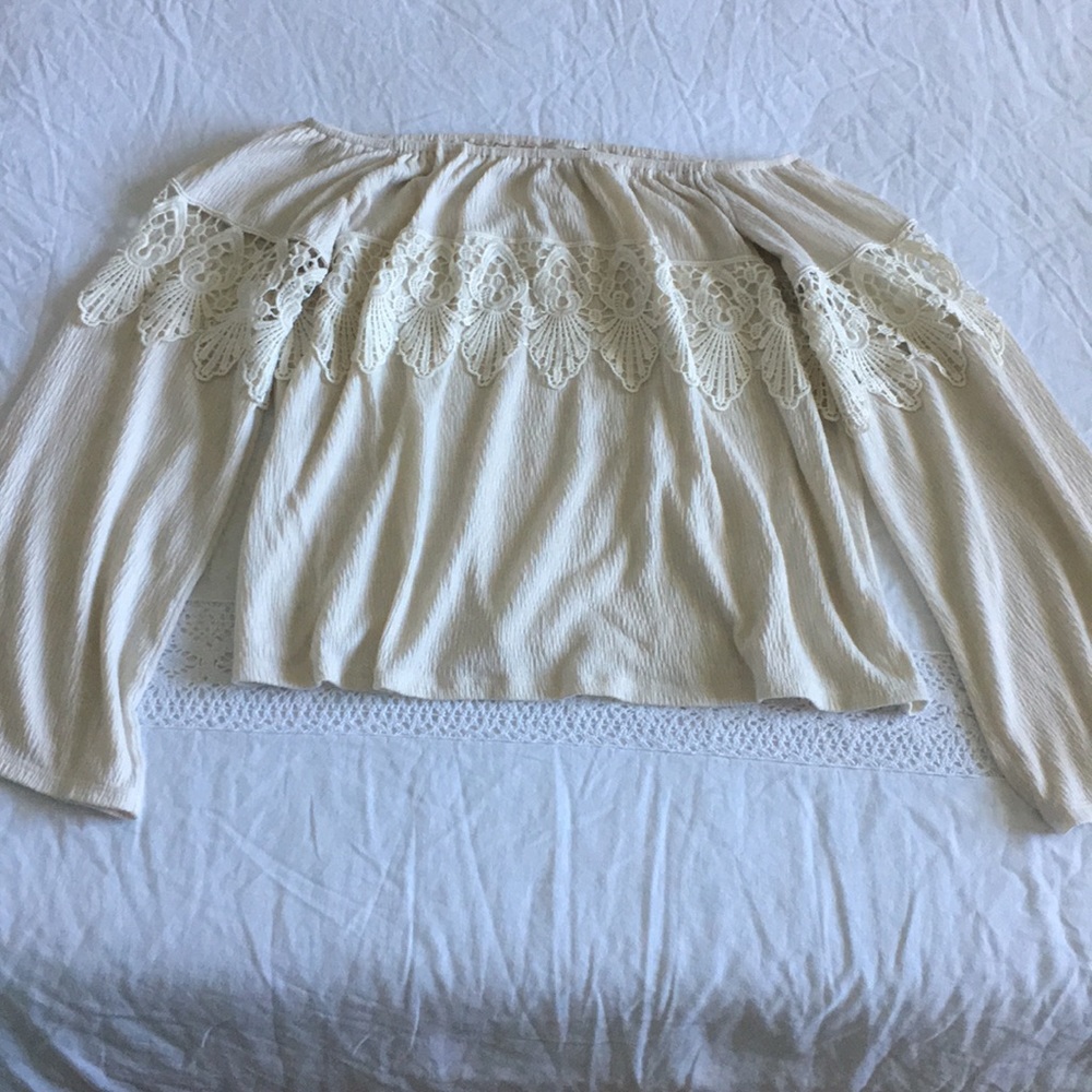 Boho off the shoulder top